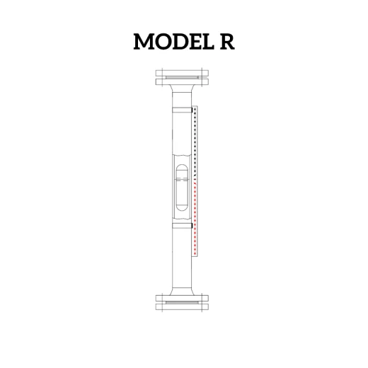 Model R water level gauge